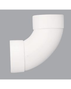 IPEX Canplas 3 In. SDR 35 90 Deg. PVC Sewer and Drain Sanitary Elbow (1/4 Bend)