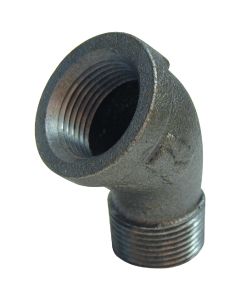 Southland 1 In. 45 Deg. Street Malleable Black Iron Elbow (1/8 Bend)