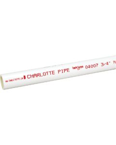 3/4"X20' White Sch40 Pvc Pipe