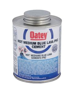 Oatey 8 Oz. Medium Bodied Blue Lava PVC Cement