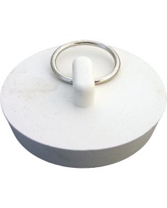 Lasco Hollow 1-7/8 In. White Sink Rubber Drain Stopper