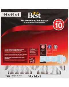 Do it Best 14 x 14 x 1 Allergen Pro MERV 10 Furnace Filter