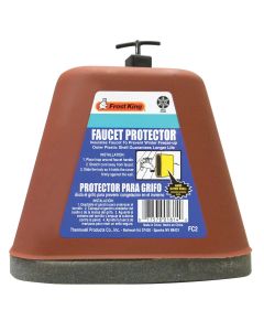 Brown Plastic Faucet Cover