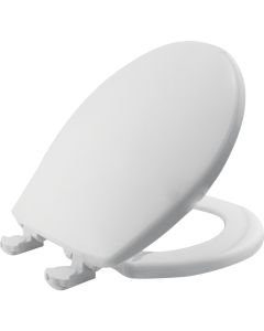 Mayfair Round Closed Front Slow Close White Plastic Toilet Seat