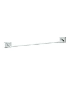 Decko Diamond Bar Design 18 In. Chrome Towel Bar