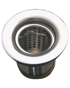 Lasco 2 In. Jr. Duo Chrome Plated Stainless Steel Bail Bar Basket Strainer Assembly