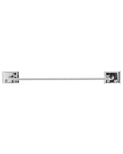 Decko Diamond Bar Design 24 In. Chrome Towel Bar