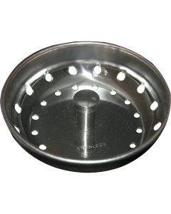 Lasco 3-1/4 In. Chrome 4-Prong Sink Basket Strainer Cup