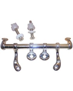 Lasco 3/8" x 2-1/2" Chrome Metal Toilet Seat Hinge