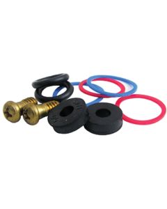 Lasco 10pc PP Stem Repair Kit Rubber, Nylon & Brass Faucet Repair Kit