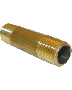 Lasco 3/8 In. x 2-1/2 In. Brass Nipple