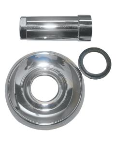 Lasco 3-1/8 In. OD Chrome Tub & Shower Flange For Delta Delex