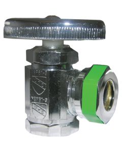 Lasco 1/2 In. FIP Inlet x 1/2 In. -7/16 In. IP Outlet Multi-Turn Style Angle Valve