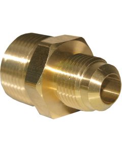 Lasco 1/2 In. M X 3/4 In. MPT Brass Flare Adapter