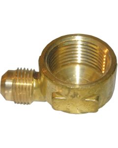 Lasco 3/8 In. MFL x 1/2 In. FPT 90 Deg. Flare Brass Elbow (1/4 Bend)