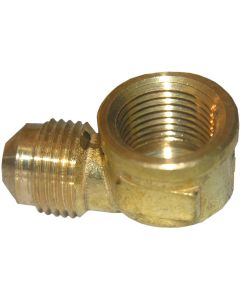 Lasco 1/2 In. MFL X 3/8 In. FPT 90 Deg. Flare Brass Elbow (1/4 Bend)