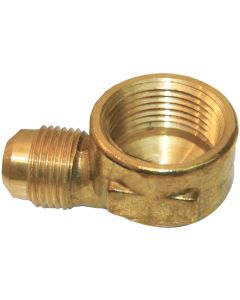 Lasco 1/2 In. MFL x 1/2 In. FPT 90 Deg. Flare Brass Elbow (1/4 Bend)