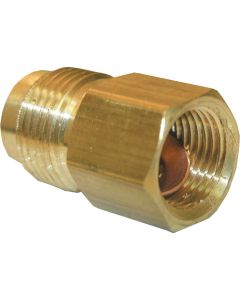 Lasco 3/8 In. F x 1/2 In. M Brass Flare Adapter