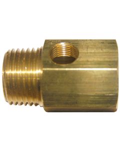 Lasco 3/4 In. FPT x 3/4 In. MPT x 1/8 In. FPT Brass Icemaker Adapter