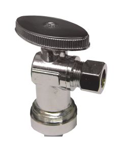 Lasco 5/8 In. Copper or CPVC PF Inletx3/8 In. Outlet 1/4 Turn Angle Valve