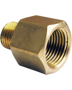 Lasco 3/8 In. FPT x 1/4 In. MPT Brass Adapter