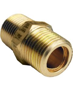 3/8 Mip Brass Hex Nipple