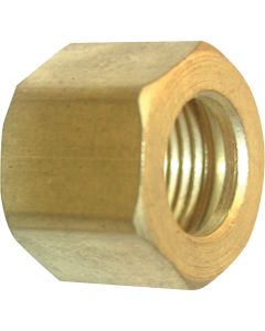 2pc 1/4 Brass Comp Nut