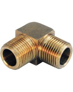 Lasco 3/8 In. MPT x 3/8 In. MPT 90 Deg. Brass Elbow (1/4 Bend)