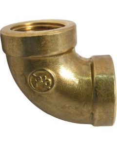 Lasco 1/2 In. FPT X 1/2 In. FPT 90 Deg. Brass Elbow (1/4 Bend)