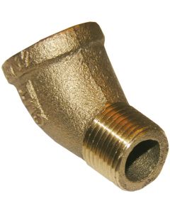 Lasco 3/8 In. FPT x 3/8 In. MPT 45 Deg. Brass Street Elbow (1/8 Bend)