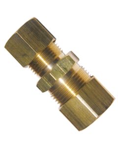 Lasco 1/2 In. x 3/8 In. Brass Reducing Compression Union