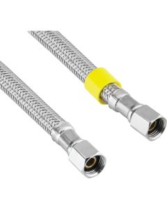 Lasco 1/4 In. x 1/4 In. x 5 Ft. Length Braided Supply Ice Maker Connector Hose