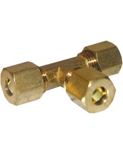 Lasco 3/8 In. x 3/8 In. x 3/8 In. Compression Brass Tee