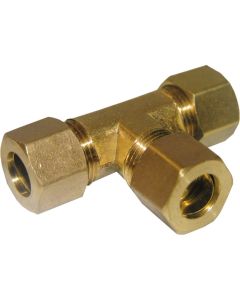 Lasco 1/2 In. x 1/2 In. x 1/2 In. Compression Brass Tee