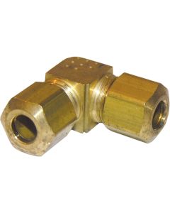 Lasco 1/4 In. 90 Deg. Compression Brass Elbow (1/4 Bend)