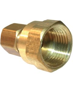 Lasco 1/4 In. C x 3/8 In. FPT Brass Compression Adapter