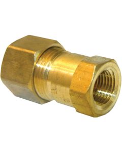 Lasco 3/8 In. C x 1/4 In. FPT Brass Compression Adapter