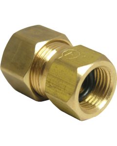 Lasco 1/4 In. FC x 3/8 In. MC Brass Compression Adapter