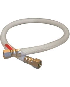 Lasco 3/8 In. C x 3/8 In. C x 24 In. L Braided Poly Vinyl Appliance Water Connector