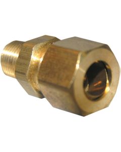 Lasco 3/8 In. C x 1/8 In. MPT Brass Compression Adapter