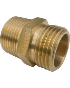 Lasco 3/4 In. MHT x 3/4 In. MPT x 1/2 In. FPT Brass Adapter