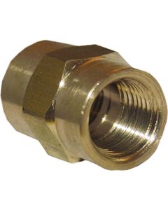 Lasco 1/4 In. FPT x 1/4 In. FPT Yellow Brass Coupling