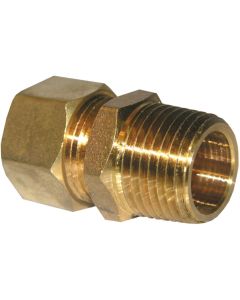 Lasco 5/8 In. C x 1/2 In. MPT Brass Compression Adapter