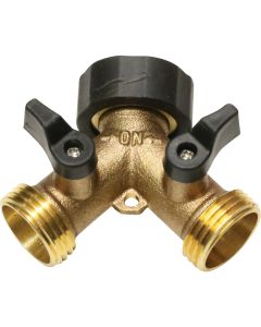 Lasco Brass Wye Hose Shutoff