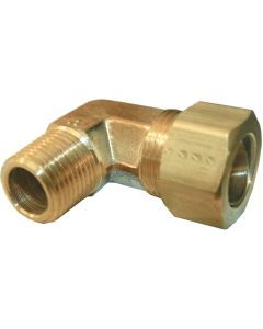 Lasco 5/8 In. C x 1/2 In. MPT 90 Deg. Compression Brass Elbow (1/4 Bend)