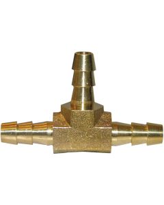 Lasco 1/4 In. Brass Hose Barb Insert Tee