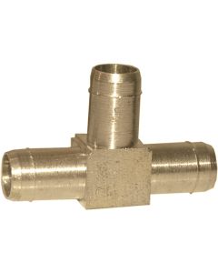 Lasco 3/8 In. Brass Hose Barb Insert Tee