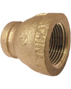 Lasco 3/4 In. FPT x 3/8 In. FPT Red Brass Reducing Bell Coupling