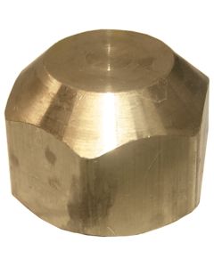 Lasco 3/8 In. Brass Flare Cap