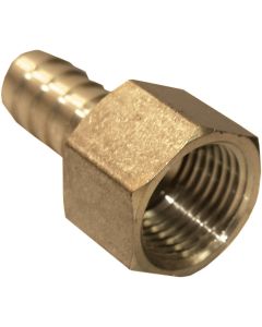 Lasco 1/2 In. FPT x 1/2 In. Brass Hose Barb Adapter